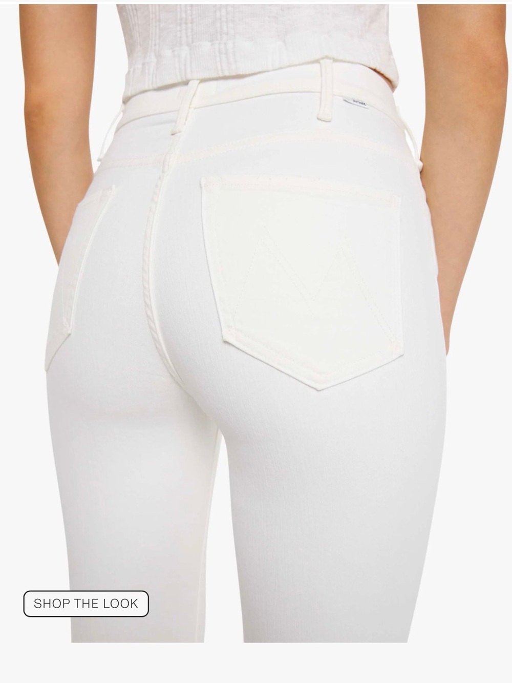 Mother The Hustler Ankle Fray Jeans